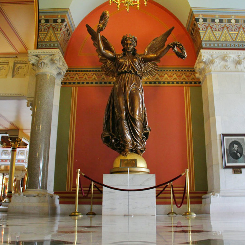 Custom Made Metal Angel Sculpture With Traditional Technology