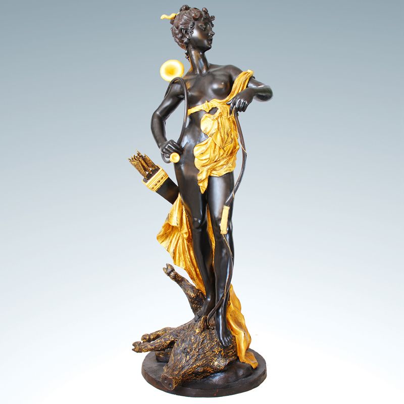 Bronze Woman Metal Abstract Decoration Sculpture