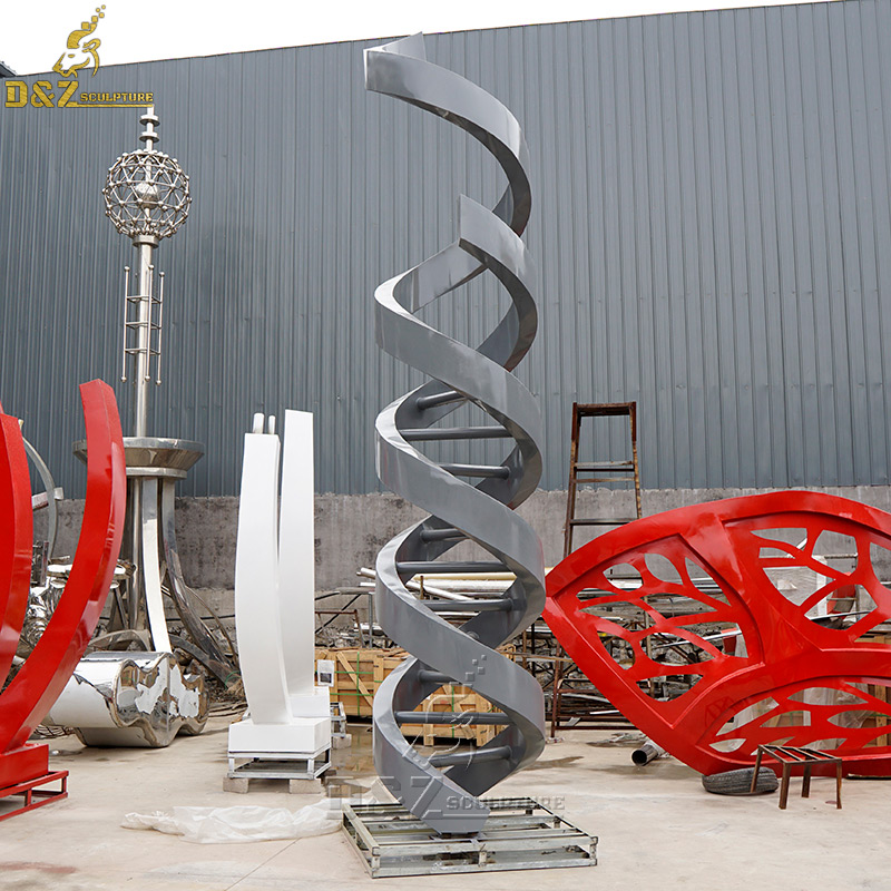 double helix sculpture dna art sculpture for sale