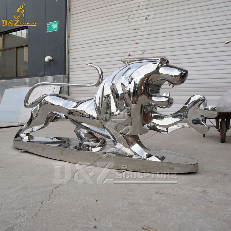 outdoor life size metal lion sculpture for sale