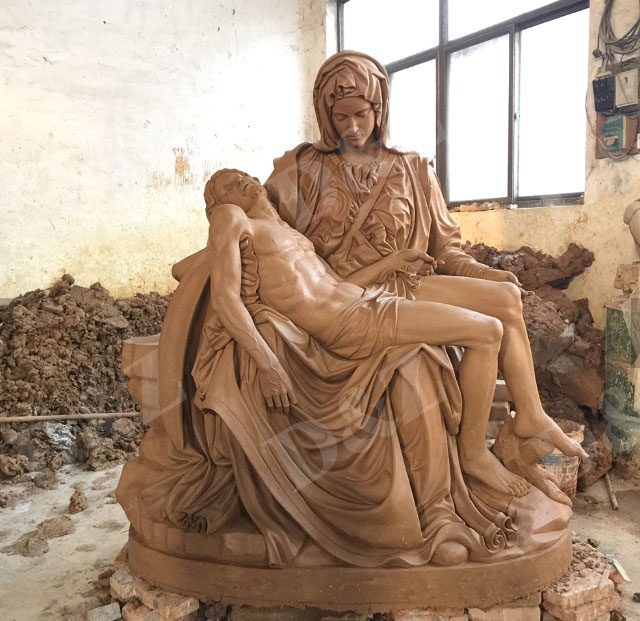 The bronze Pieta bronze sculpture