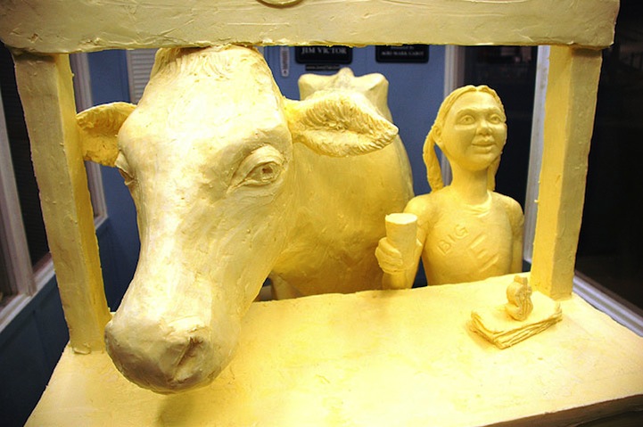 Butter Sculpture Pa Farm Show Statue