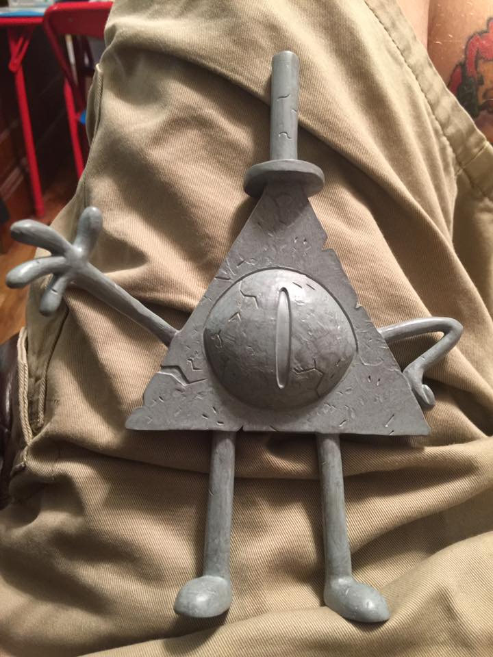 bill cipher statue