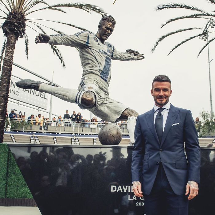 david beckham statue 