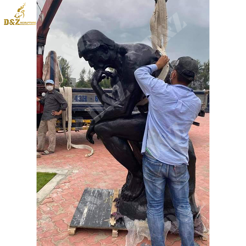 Thinker Rodin Bronze Sculpture