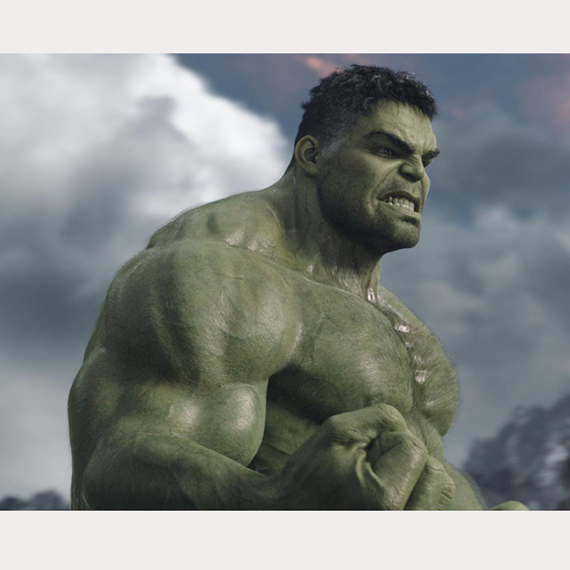 hulk life size statue