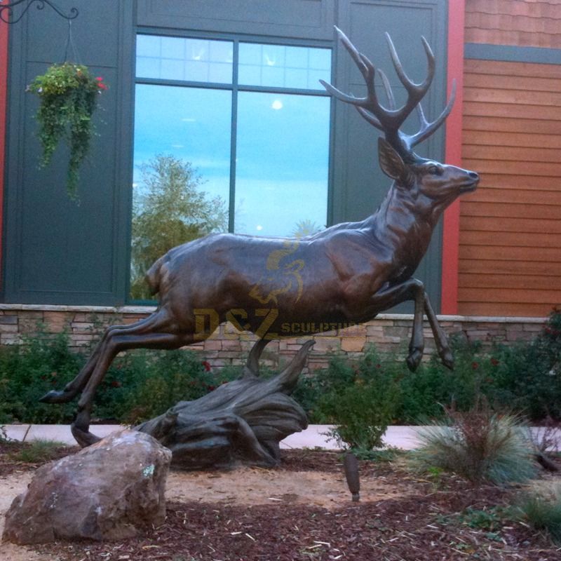 Bronze Deer Statue