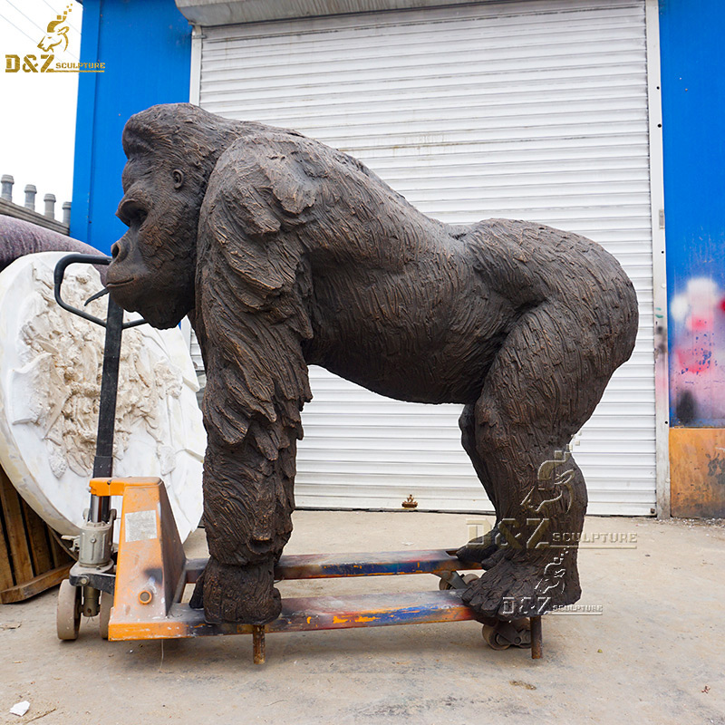 Bronze Home and Decor Famous Gorilla Wall Art Sculpture