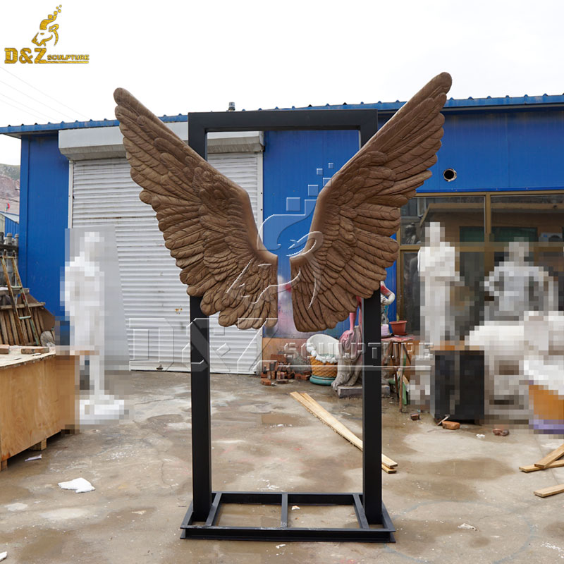 angel wing statue