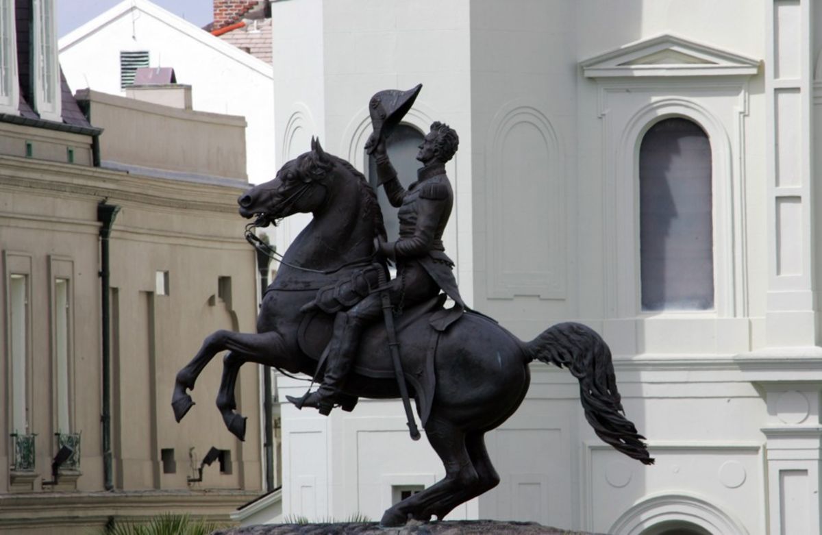 is the statue of Andrew Jackson still in jackson square in new orleans?cid=3