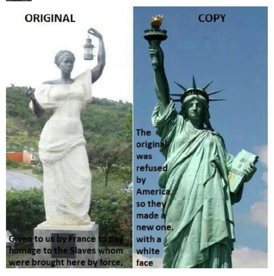 the original statue of liberty