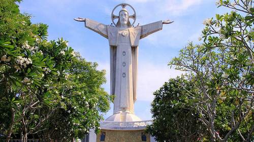 Jesus statue in Vung Tau, Vietnam