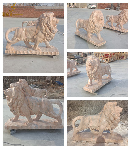 lion statues for driveway