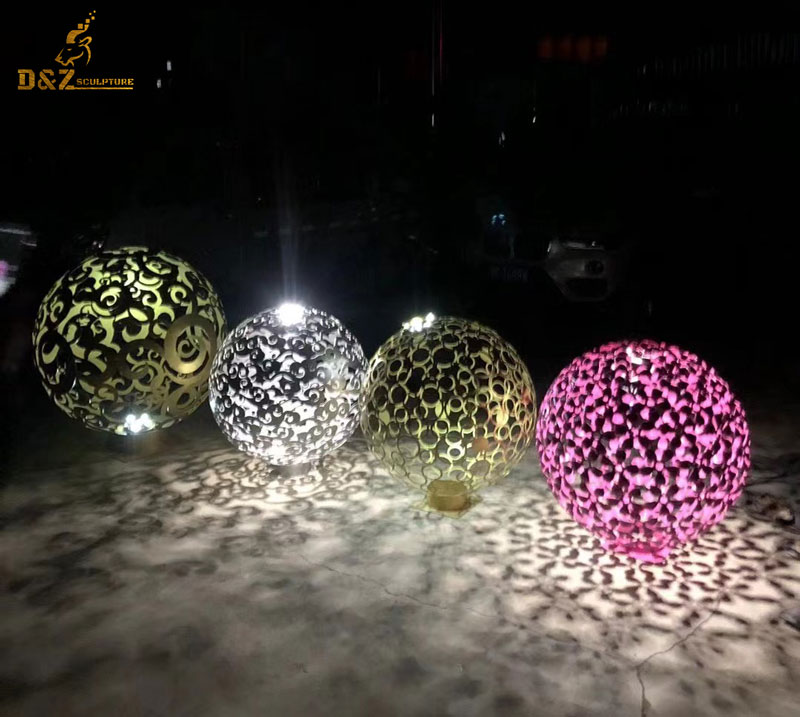 lighted sphere christmas decoration