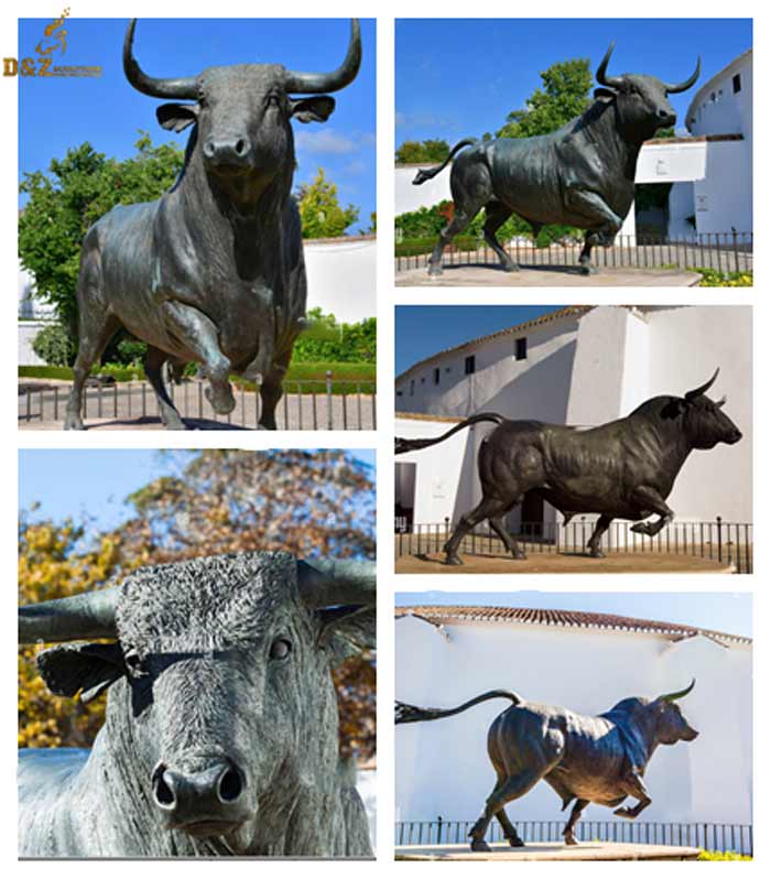 Spanish bull sculpture