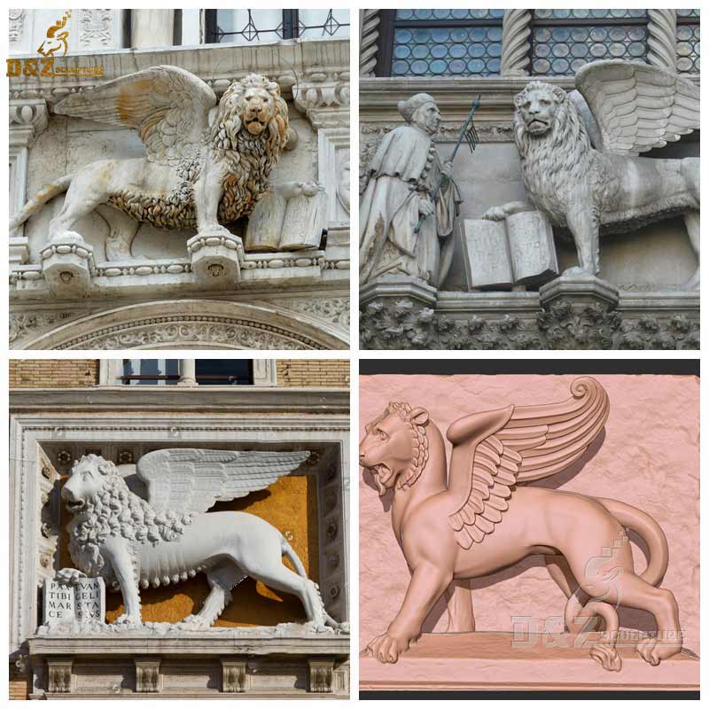 symbol of St Mark winged lion