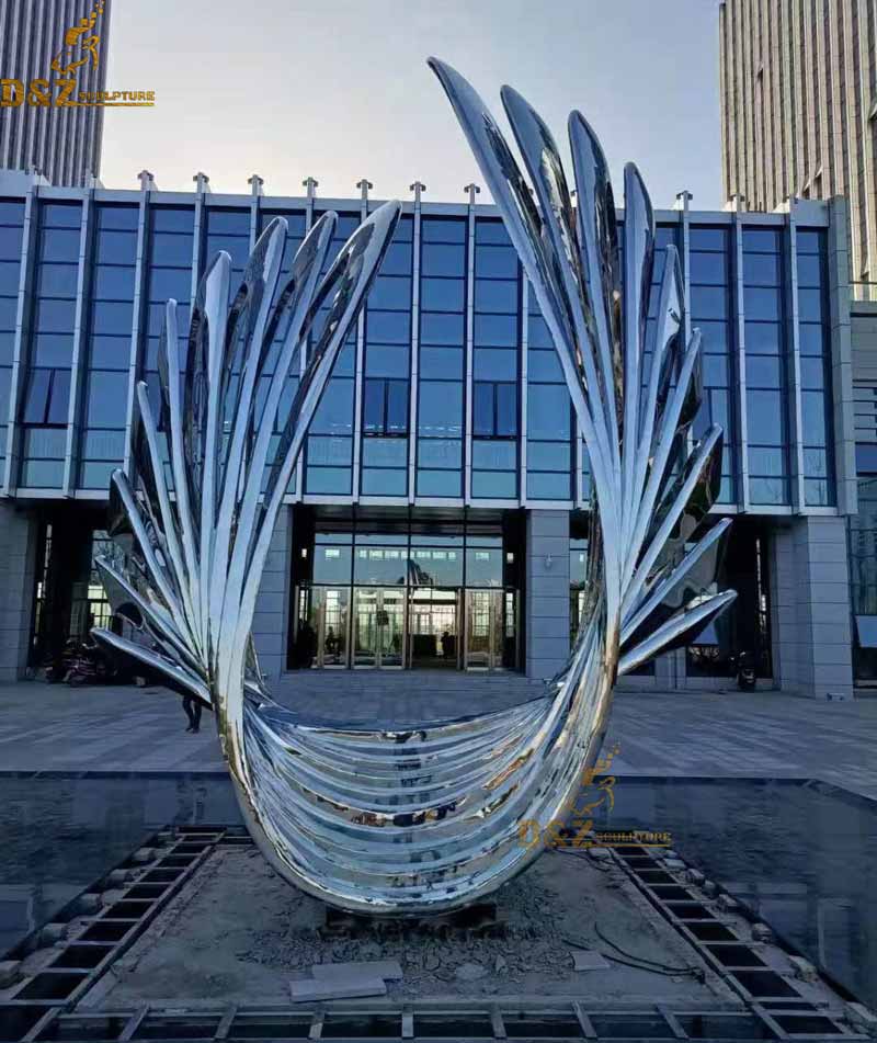 Where to custom made metal abstract wings sculptures