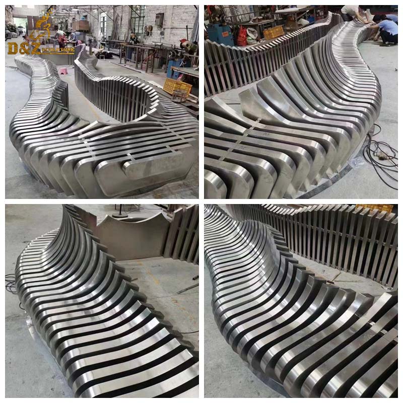 Stainless Steel outdoor benches