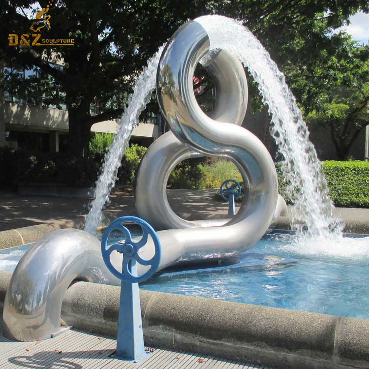 8-character large outdoor fountain