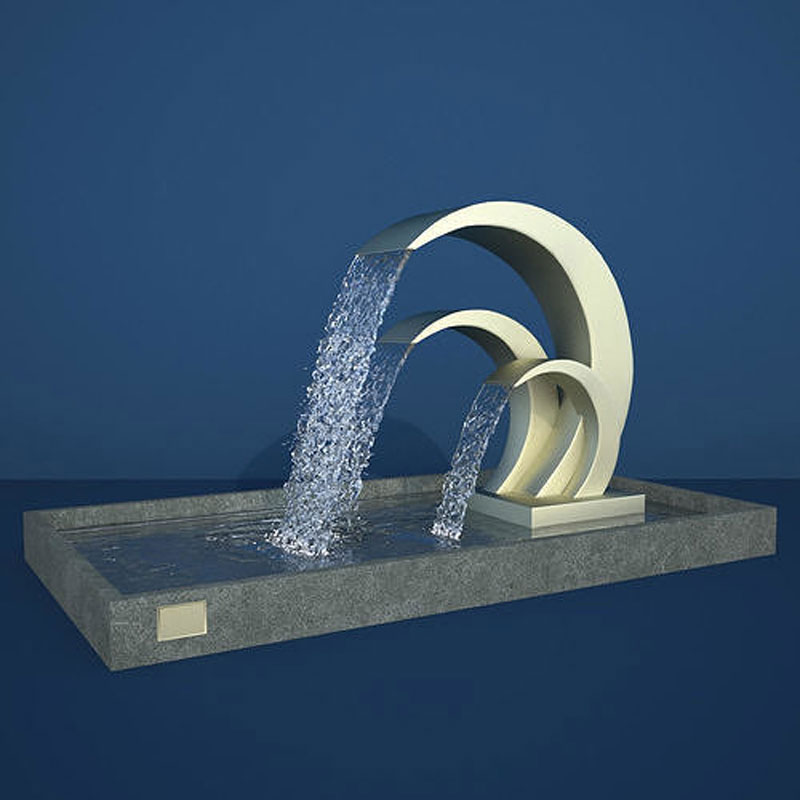 stainless steel outdoor water fountains