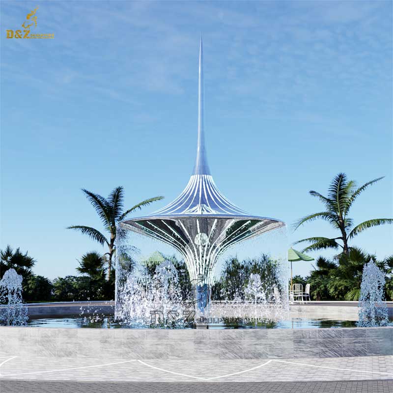 Large outdoor water fountain sculpture garden art decoration DZ-147