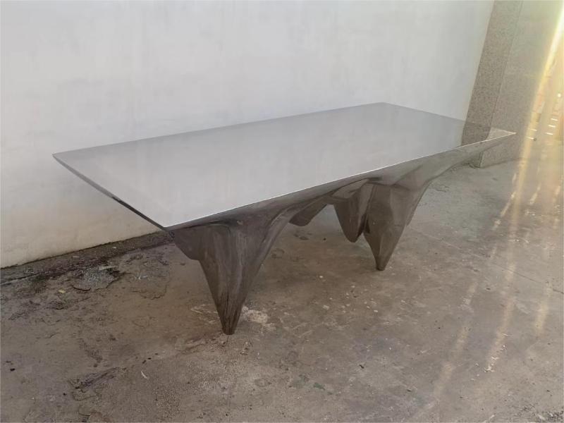 Modern metal art deco table metal furniture DZ-149