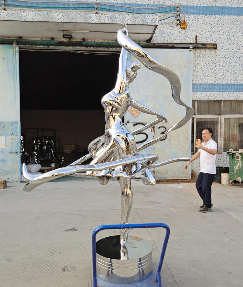 Famous metal sculpture dancing girl sculpture for sale DZ-184