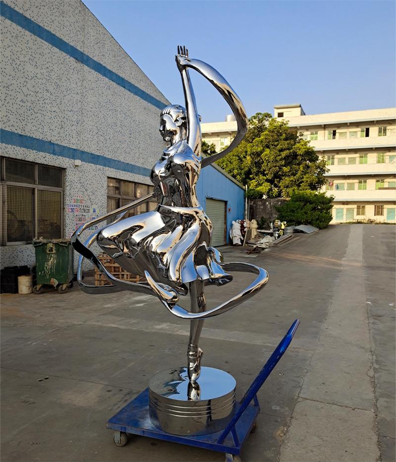 Famous metal sculpture dancing girl sculpture for sale DZ-184