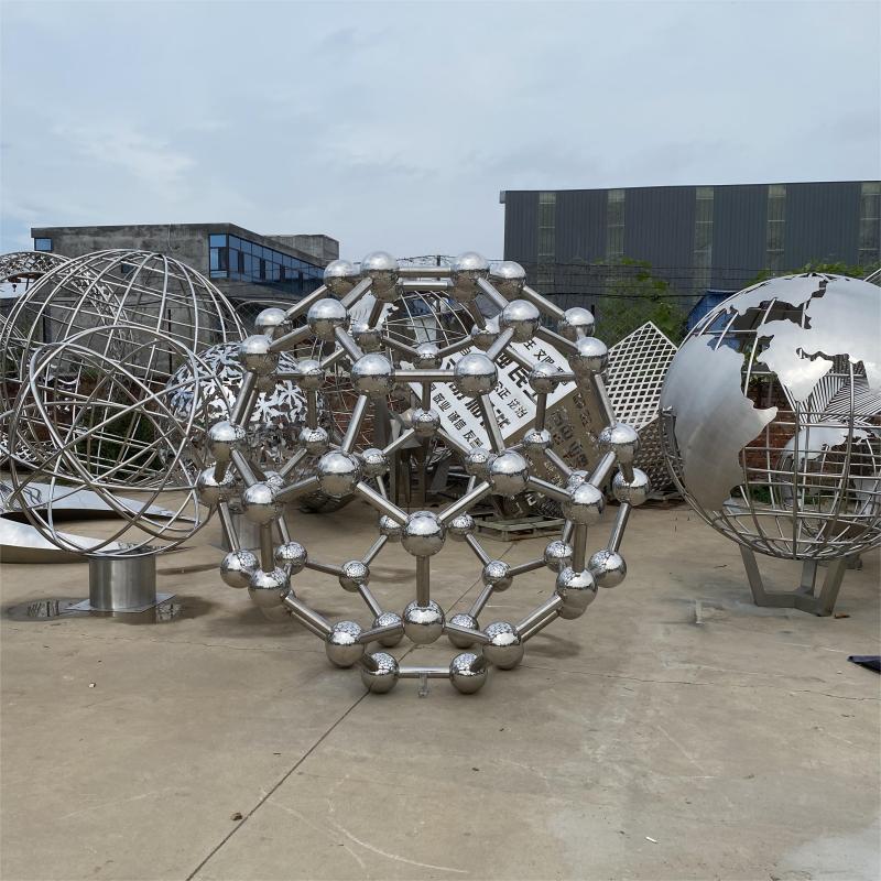Large nuclear metal sculpture garden scenic park art decorative sculpture DZ-187