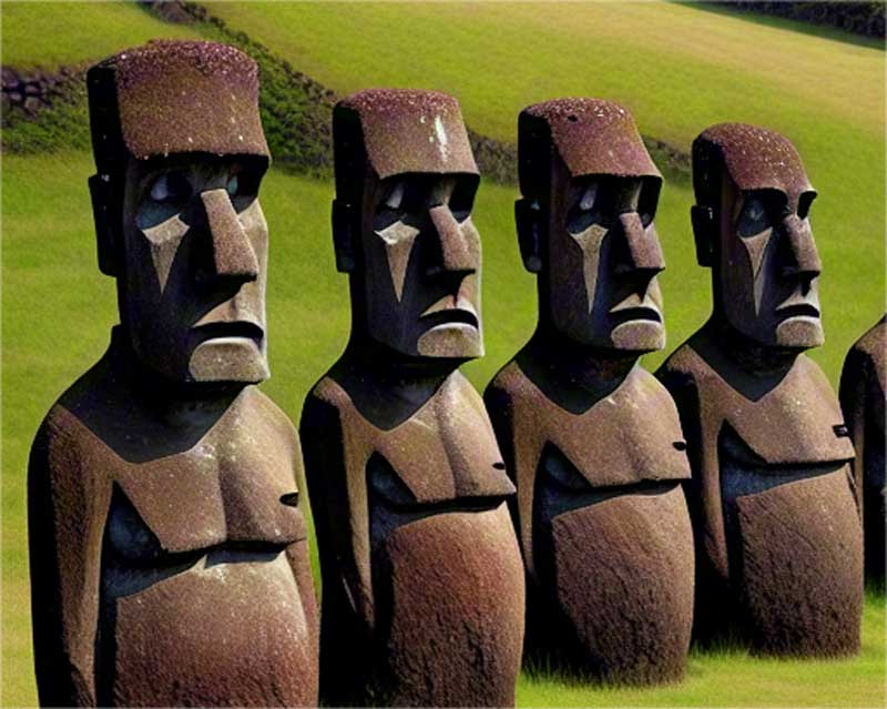 What are some of the mysteries that remain about the Easter Island statues?cid=3