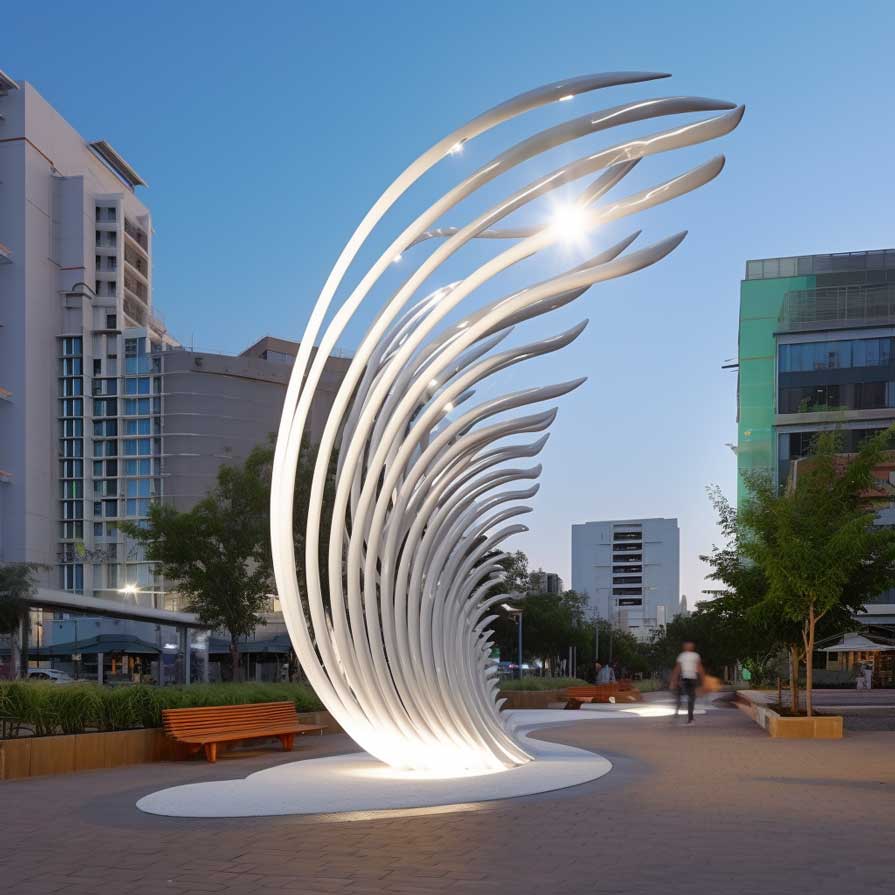 Custom Metal Wings Sculpture: wings sculpture,metal art sculpture,custom sculpture,public sculpture