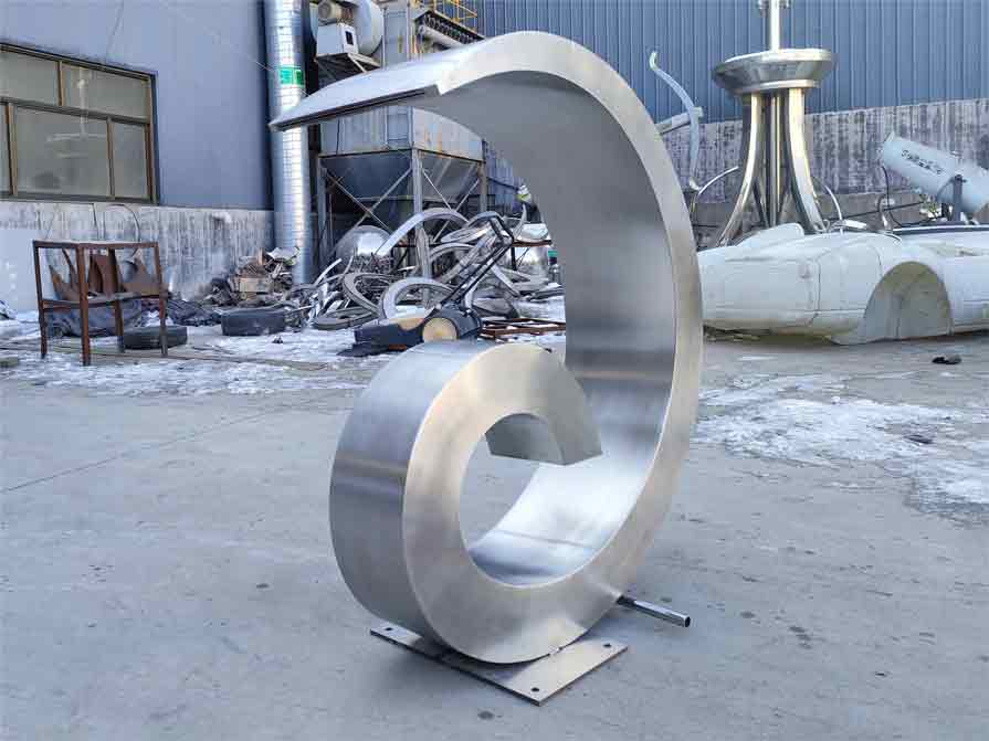Outdoor snail water fountain metal sculpture for sale DZ-256