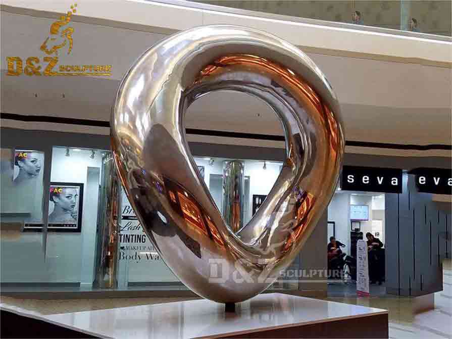 Large abstract metal sculpture entrance landscape sculpture for sale DZ-288