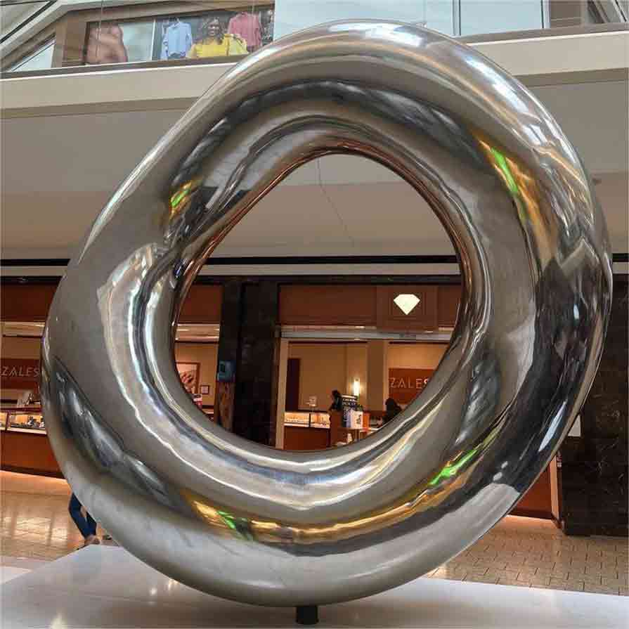 Large abstract metal sculpture entrance landscape sculpture for sale DZ-288