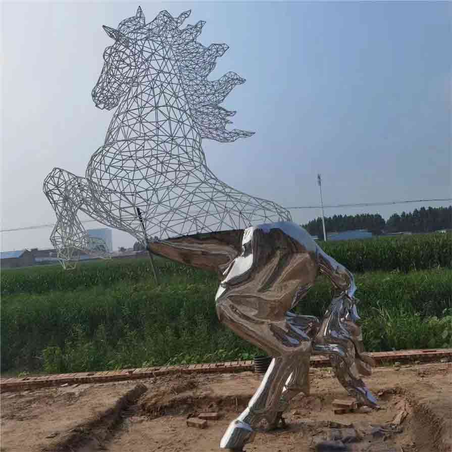 6 Most Popular Modern Stainless Steel Horse Sculptures