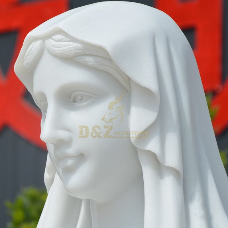 white marble resin statues