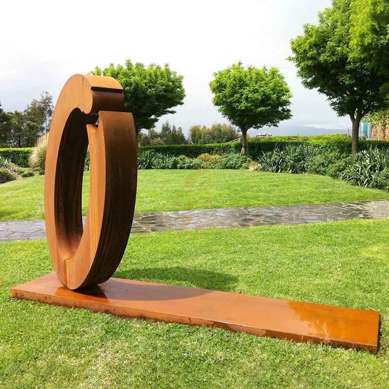 Contemporary Design Garden Corten Steel Sculpture