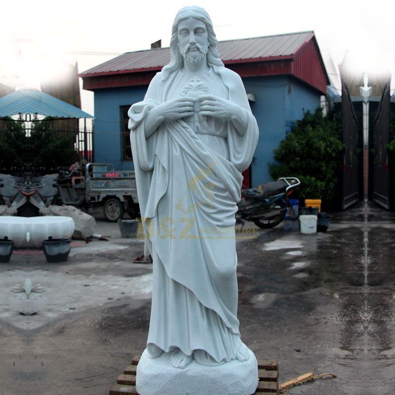 Classic Garden Sculpture Life Size Marble Jesus Statues