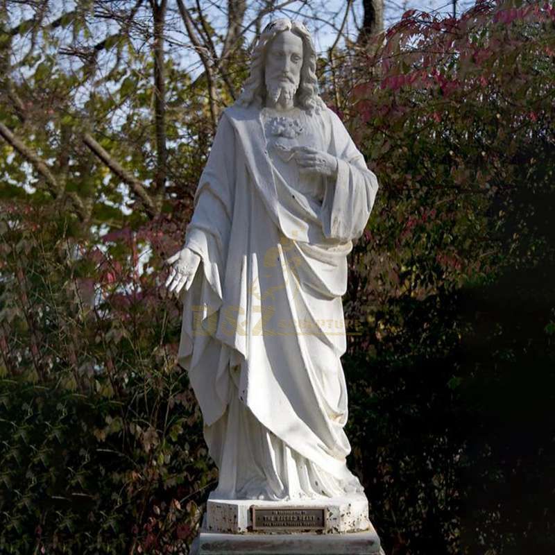Classic Garden Sculpture Life Size Marble Jesus Statues