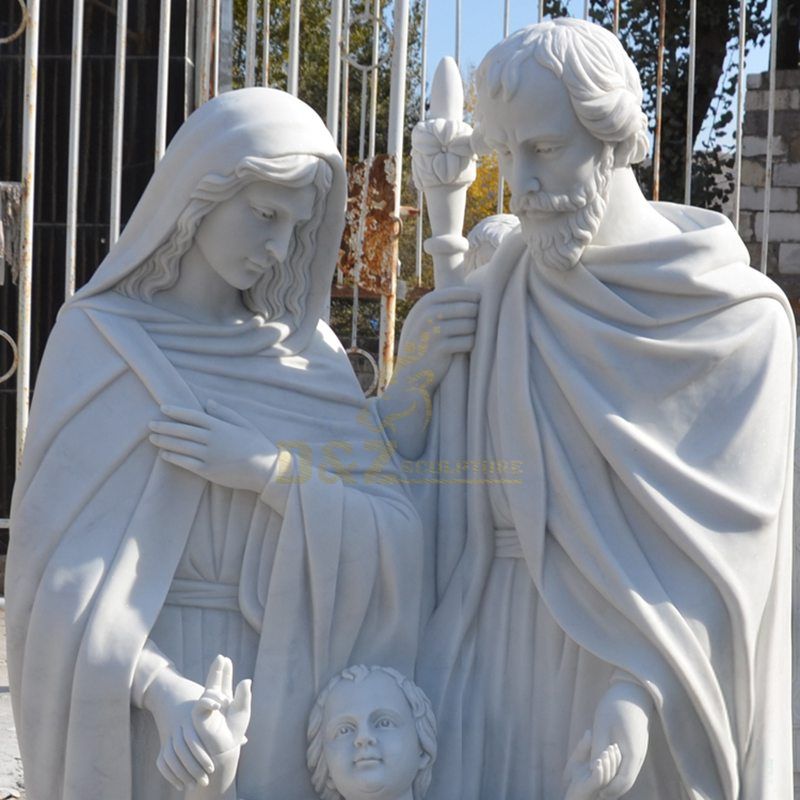 holy family outdoor statue