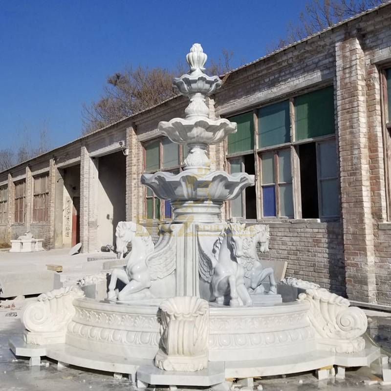 Outdoor Decorative Large Marble Water Fountain