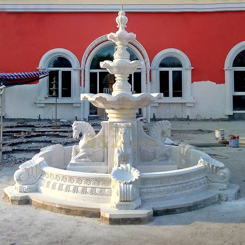 Outdoor Decorative Large Marble Water Fountain