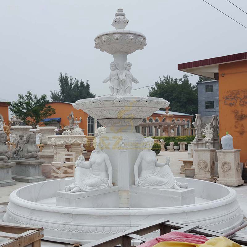 Customized Outdoor Marble Water Fountains