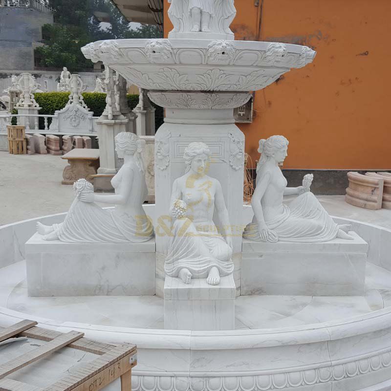 Customized Outdoor Marble Water Fountains