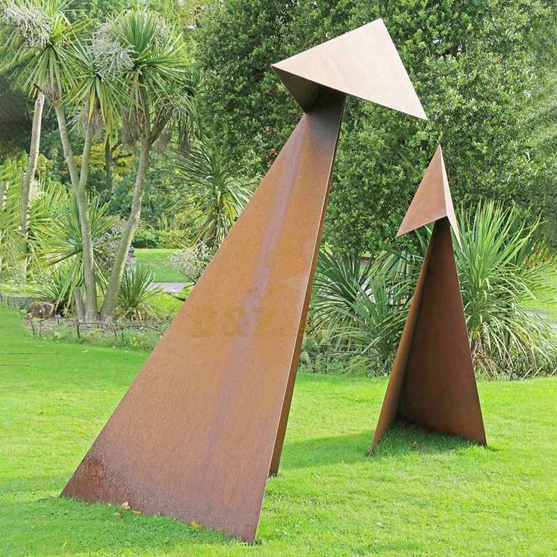 Large Outdoor Airplane Aircraft Corten Steel Sculpture