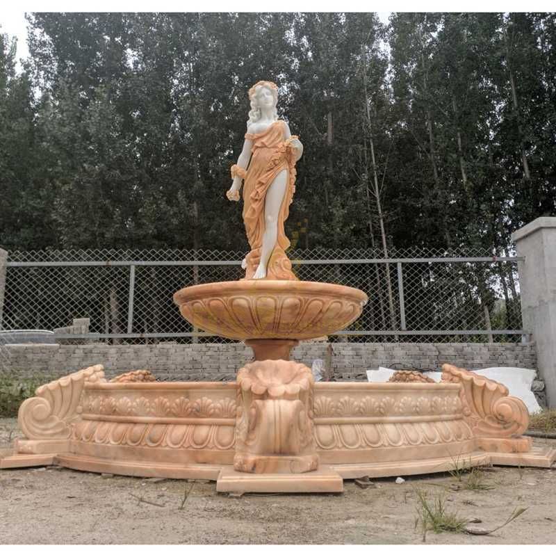 Beautiful Natural Marble Statue Fountain On Sale