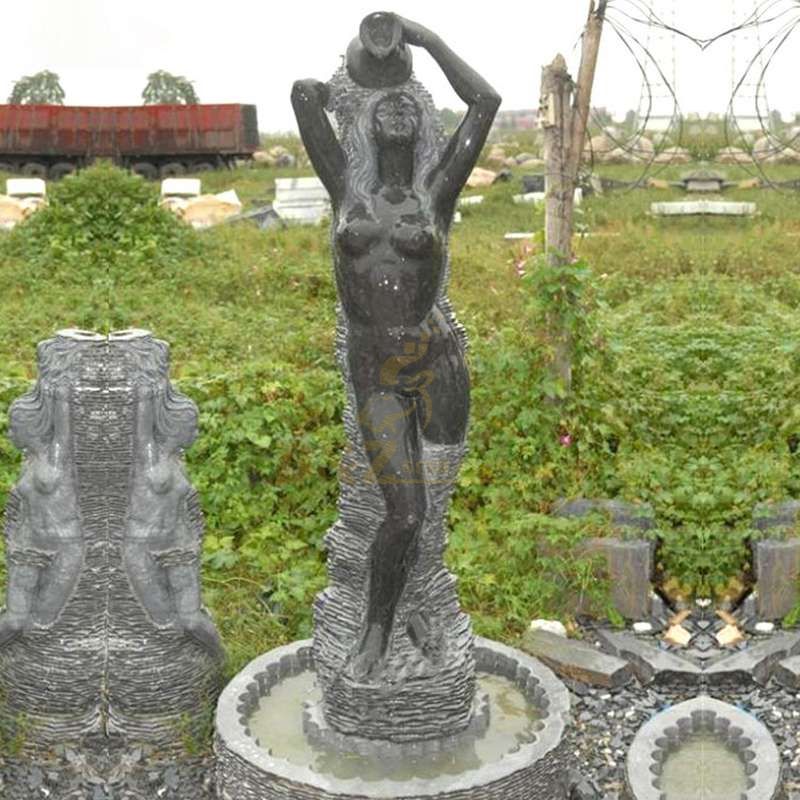 Beautiful Natural Marble Statue Fountain On Sale