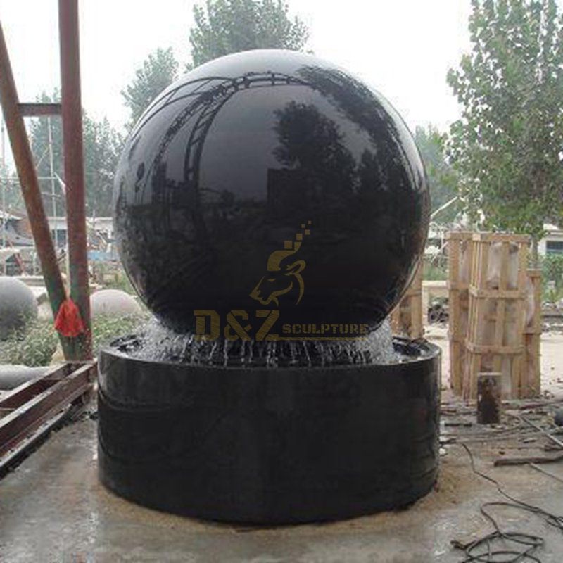 Stone Fengshui Sphere Floating Ball Fountain