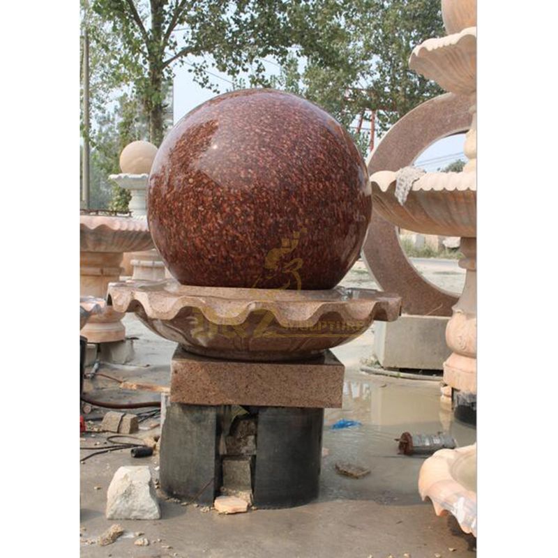 Stone Fengshui Sphere Floating Ball Fountain