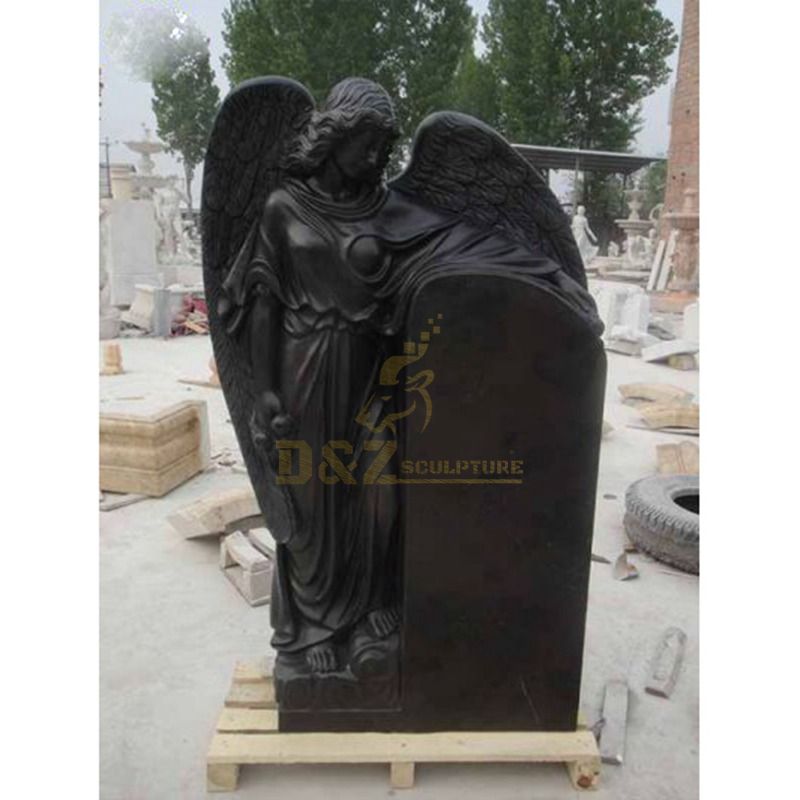 Angel Statue Headstone Granite Tombstone